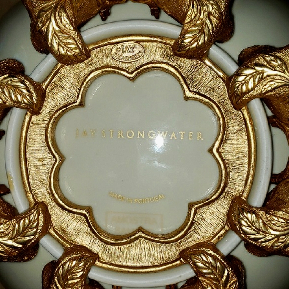 Jay Strongwater Catalina Porcelain Fluted Butterfly Bowl - Picture 6 of 14